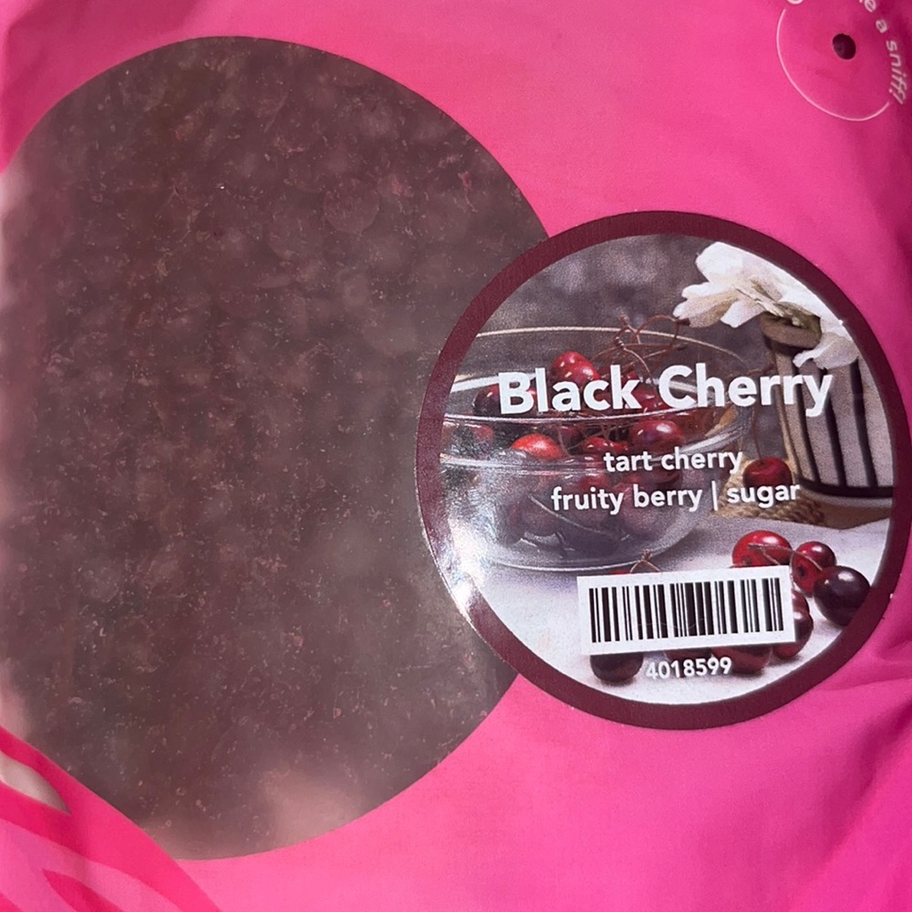 Pink Zebra Black Cherry 3.8oz wax melt sprinkles w/sample